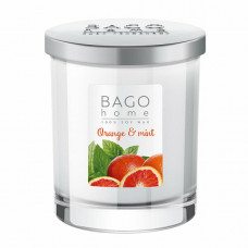 Свеча ароматическая в банке "Апельсин с мятой" BAGO home, 132 g