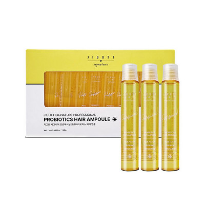 Jigott signature professional probiotics hair ampoule - Филлер для волос с пробиотиками