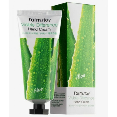 FarmStay Visible difference Aloe vera hand cream - Крем для рук с алоэ