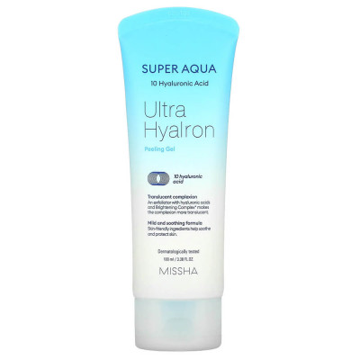 MIssha Super Aqua Ultra Hyalron Peeling Gel - Увлажняющий пилинг-гель