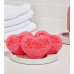 Сердечко соляное для ванны с маслами и солью (розовое) SAVONRY