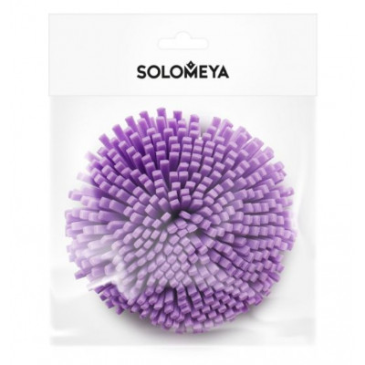 Solomeya bath sponge lilac