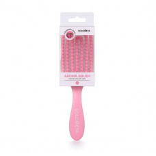 Solomeya Wet Detangler Mini Brush Rectangular Strawberry