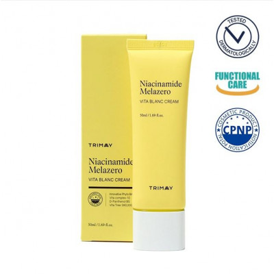 TRIMAY Niacinamide Melazero Vita Blanc Cream - Осветляющий крем c ниацинамидом и витаминным комплексом