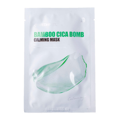 MEDI-PEEL Bamboo Cica Bomb Calming Mask - Успокаивающая маска с центеллой и бамбуком