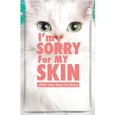 I'm Sorry For My Skin pH5.5 Jelly Mask-Soothing (Cat) - Успокаивающая тканевая маска с центеллой