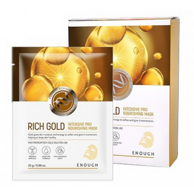 Enough Premium Rich Gold Intensive Pro Nourishing Mask - Питательная маска для лица с золотом