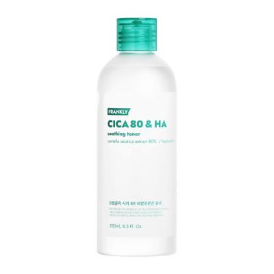 Frankly CICA 80 and HA Soothing Toner - Успокаивающий тонер с 80% центеллы азиатской